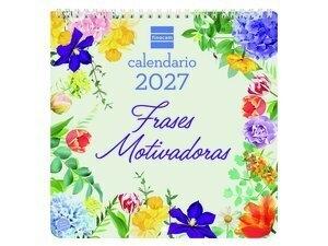 CALENDARIO (2027) FINOCAM PARED ESPIRAL ART MENSUAL PARA ESCRIBIR 210x210 FRASES MOTIVADORAS