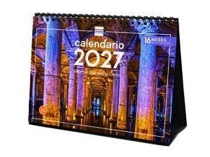 CALENDARIO (2027) FINOCAM SOBREMESA IMAGENES MENSUAL PARA ESCRIBIR S 210x150 MARAVILLAS DEL MUNDO