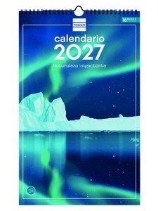 CALENDARIO (2027) FINOCAM PARED ESPIRAL IMAGENES MENSUAL PARA ESCRIBIR 250x400 NATURALEZA IMPACTANTE