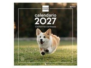 CALENDARIO (2027) FINOCAM PARED IMAGENES MENSUAL PARA ESCRIBIR 300x300 CACHORROS