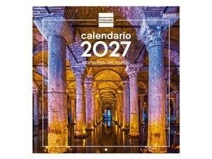 CALENDARIO (2027) FINOCAM PARED IMAGENES MENSUAL PARA ESCRIBIR 300x300 MARAVILLAS DEL MUNDO