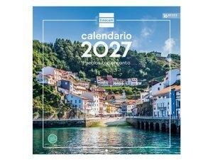 CALENDARIO (2027) FINOCAM PARED IMAGENES MENSUAL PARA ESCRIBIR 300x300 PUEBLOS CON ENCANTO