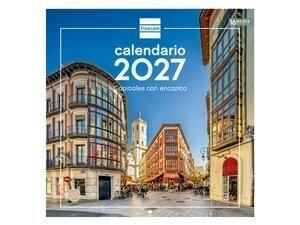CALENDARIO (2027) FINOCAM PARED IMAGENES MENSUAL PARA ESCRIBIR 300x300 CIUDADES CON ENCANTO