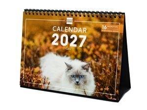 CALENDARIO (2027) FINOCAM INTERNACIONAL SOBREMESA IMAGENES MENSUAL PARA ESCRIBIR S 210x150 CATS