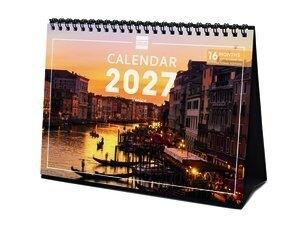 CALENDARIO (2027) FINOCAM INTERNACIONAL SOBREMESA IMAGENES MENSUAL PARA ESCRIBIR S 210x150 VENICE