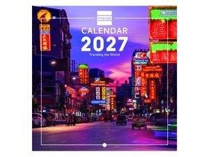 CALENDARIO (2027) FINOCAM INTERNACIONAL PARED IMAGENES MENSUAL PARA ESCRIBIR 180x180 TRAVELLING
