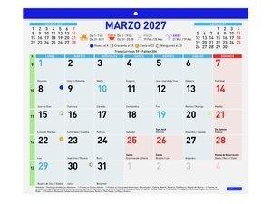 CALENDARIO (2027) FINOCAM FALDILLA MENSUAL PARA ESCRIBIR F43 300x247