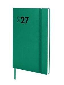 AGENDA ANUAL (2027) FINOCAM DYNAMIC MARA COSIDA tapa FLEXIBLE con GOMA Y4 120x170 S/V TURQUESA