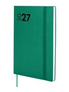 AGENDA ANUAL (2027) FINOCAM DYNAMIC MARA COSIDA tapa FLEXIBLE con GOMA Y10 140x204 S/V APAIS. TURQUESA