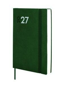 AGENDA ANUAL (2027) FINOCAM DYNAMIC MARA COSIDA tapa FLEXIBLE con GOMA Y4 120x170 D/P VERDE