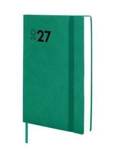 AGENDA ANUAL (2027) FINOCAM DYNAMIC MARA COSIDA tapa FLEXIBLE con GOMA Y4 120x170 D/P TURQUESA