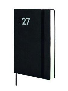 AGENDA ANUAL (2027) FINOCAM DYNAMIC MARA COSIDA tapa FLEXIBLE con GOMA Y4 120x170 D/P NEGRO