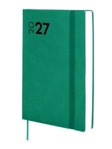 AGENDA ANUAL (2027) FINOCAM DYNAMIC MARA COSIDA tapa FLEXIBLE con GOMA Y10 140x204 D/P TURQUESA