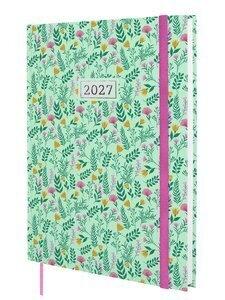 AGENDA ANUAL (2027) FINOCAM DYNAMIC BERLIN COSIDA tapa ACOLCHADA con GOMA Y12 210x270 S/V TRIGO