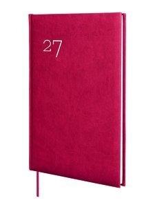 AGENDA ANUAL (2027) FINOCAM DYNAMIC MILANO COSIDA tapa ACOLCHADA Y11 165x240 S/V BURDEOS