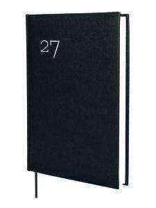 AGENDA ANUAL (2027) FINOCAM DYNAMIC MILANO COSIDA tapa ACOLCHADA Y11 165x240 D/P NEGRO