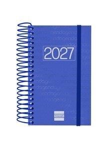 AGENDA ANUAL (2027) FINOCAM ESPIRAL BASIC YEAR ESPIRAL tapa PP con GOMA E3 79x127 D/P AZUL