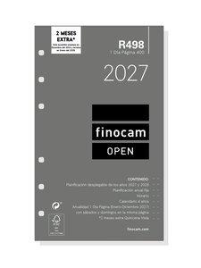 RECAMBIO AGENDA ANUAL (2027) FINOCAM R498 OPEN 400 91x152 ANUALIDAD D/P