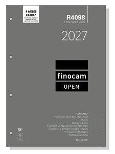 RECAMBIO AGENDA ANUAL (2027) FINOCAM R4098 OPEN 4000 210x297 ANUALIDAD D/P