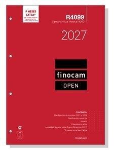 RECAMBIO AGENDA ANUAL (2027) FINOCAM R4099 OPEN 4000 210x297ANUALIDAD S/V