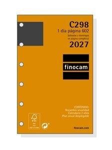 RECAMBIO AGENDA ANUAL (2027) FINOCAM C298 CLASSIC 602 73x114 ANUALIDAD D/P