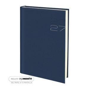 AGENDA ANUAL (2027) EDEUSTO POSITANO COSIDA tapa ACOLCHADA E11 170x240 D/P AZUL OSCURO (C09)