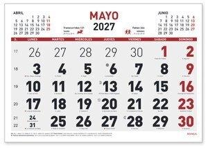 CALENDARIO (2027) FALDILLA MYRGA MENSUAL 210x150