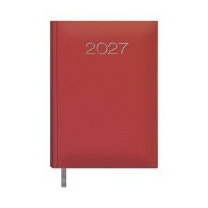 AGENDA ANUAL (2027) DOHE LISBOA COSIDA tapa EXTRA POLIPIEL 140x200 D/P ROJO