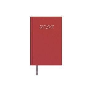 AGENDA ANUAL (2027) DOHE LISBOA COSIDA tapa EXTRA POLIPIEL 85x130 S/V ROJO
