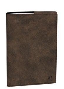 AGENDA ANUAL (2027) QUO VADIS PRESIDENT SP BERGAMO SOBRECUBIERTA COSIDA tapa SIMIL PIEL 210x270 S/V 2 PAG. MARRON