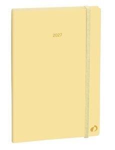 AGENDA ANUAL (2027) QUO VADIS MINISTRE COLOR ML COSIDA tapa DURA con GOMA 160X240 S/V PASTEL VAINILLA