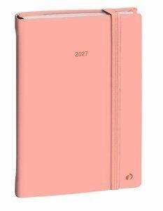 AGENDA ANUAL (2027) QUO VADIS DAILY 21 COLOR ML COSIDA tapa DURA con GOMA 150X210 D/P PASTEL NARANJA