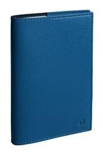 AGENDA ANUAL (2027) QUO VADIS AFFAIRES PRESTIGIO SP SOHO SOBRECUBIERTA COSIDA tapa SIMIL PIEL 100x150 S/V 2 PAG. AZUL ACERO