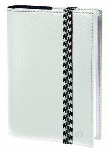 AGENDA ANUAL (2027) QUO VADIS TIME&LIFE POCKET ML SOBRECUBIERTA WIRE-O tapa SIMIL PIEL CON GOMA 100x150 S/V 2 PAG. BLANCO
