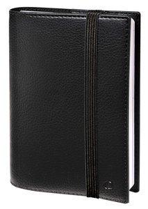 AGENDA ANUAL (2027) QUO VADIS TIME&LIFE POCKET ML SOBRECUBIERTA WIRE-O tapa SIMIL PIEL CON GOMA 100x150 S/V 2 PAG. NEGRO