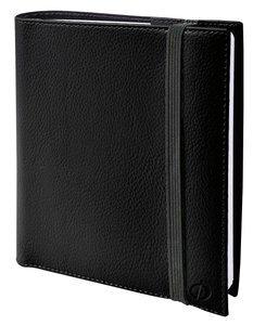 AGENDA ANUAL (2027) QUO VADIS TIME&LIFE MEDIUM ML SOBRECUBIERTA WIRE-O tapa SIMIL PIEL CON GOMA 160x160 S/V 2 PAG.NEGRO