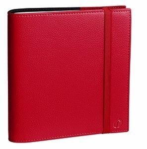 AGENDA ANUAL (2027) QUO VADIS TIME&LIFE MEDIUM ML SOBRECUBIERTA WIRE-O tapa SIMIL PIEL CON GOMA 160x160 S/V 2 PAG. ROJO GRANATE