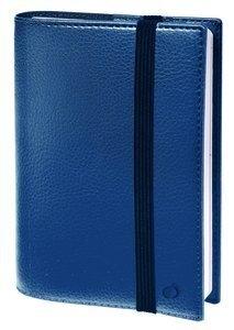 AGENDA ANUAL (2027) QUO VADIS TIME&LIFE LARGE ML SOBRECUBIERTA WIRE-O tapa SIMIL PIEL CON GOMA 160x240 S/V 2 PAG. AZUL METALIZAD