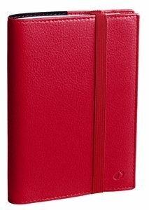 AGENDA ANUAL (2027) QUO VADIS TIME&LIFE LARGE ML SOBRECUBIERTA WIRE-O tapa SIMIL PIEL CON GOMA 160x240 S/V 2 PAG. ROJO GRANATE