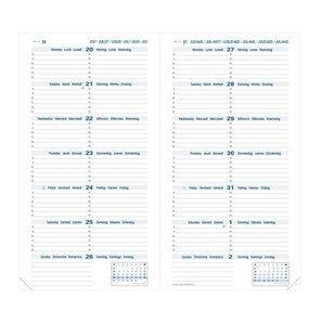 RECAMBIO AGENDA ANUAL (2027) QUO VADIS SILMA ML 88x170 S/V 2 PAG.